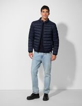 Steppjacke - Stehkragen - dunkelblau