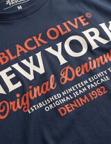 T-Shirt - Print - dunkelblau