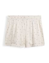 Pyjama Set aus Shirt und Shorts - Off-White