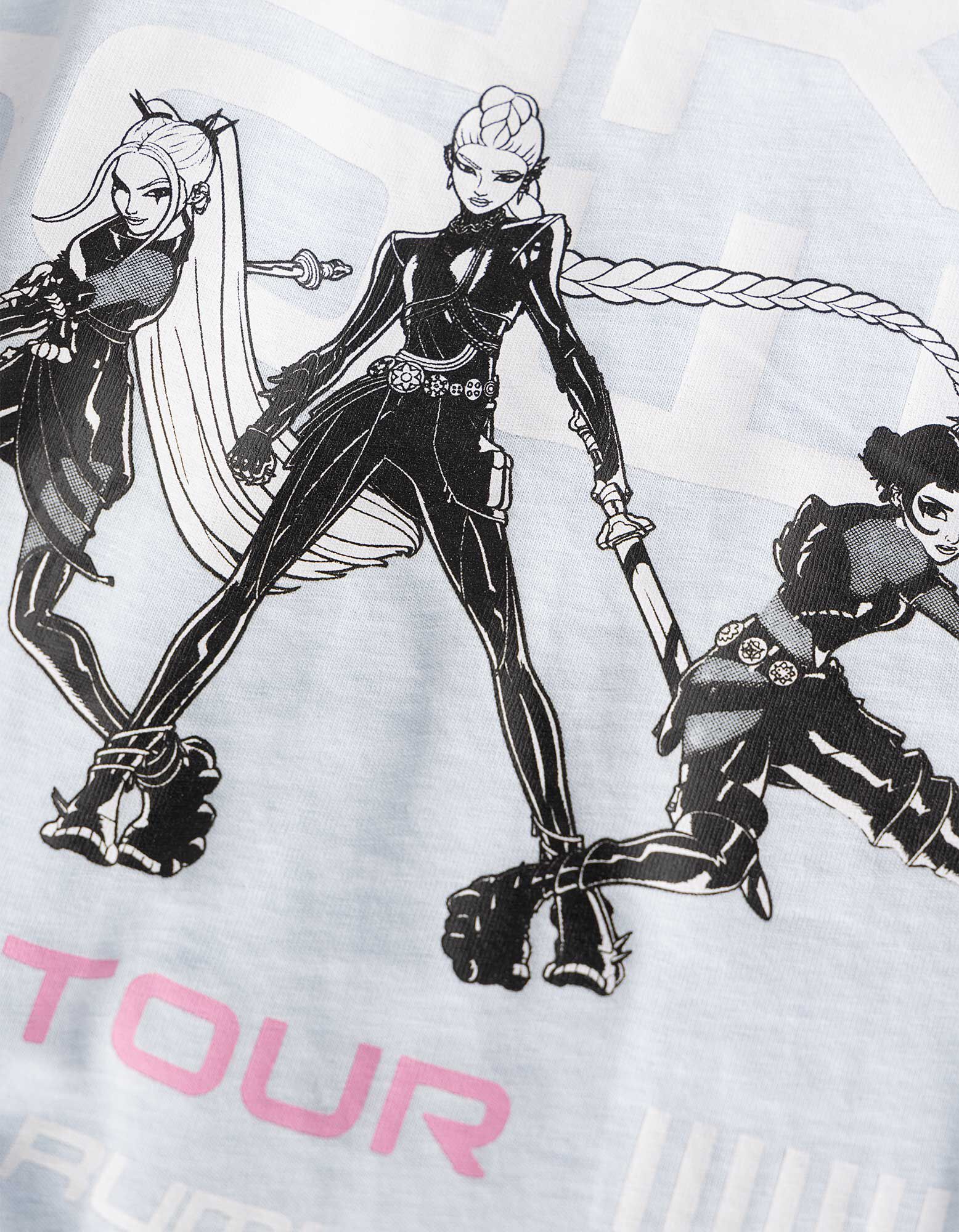 T-shirt - Demon Hunter - Lichtblauw