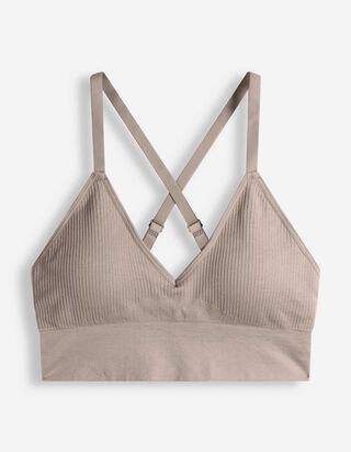 Bustier - &uuml;berwiegend nahtlos - Taupe