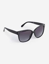 Sternbrille - cateye - schwarz