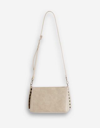 Tasche - Kunstleder - beige