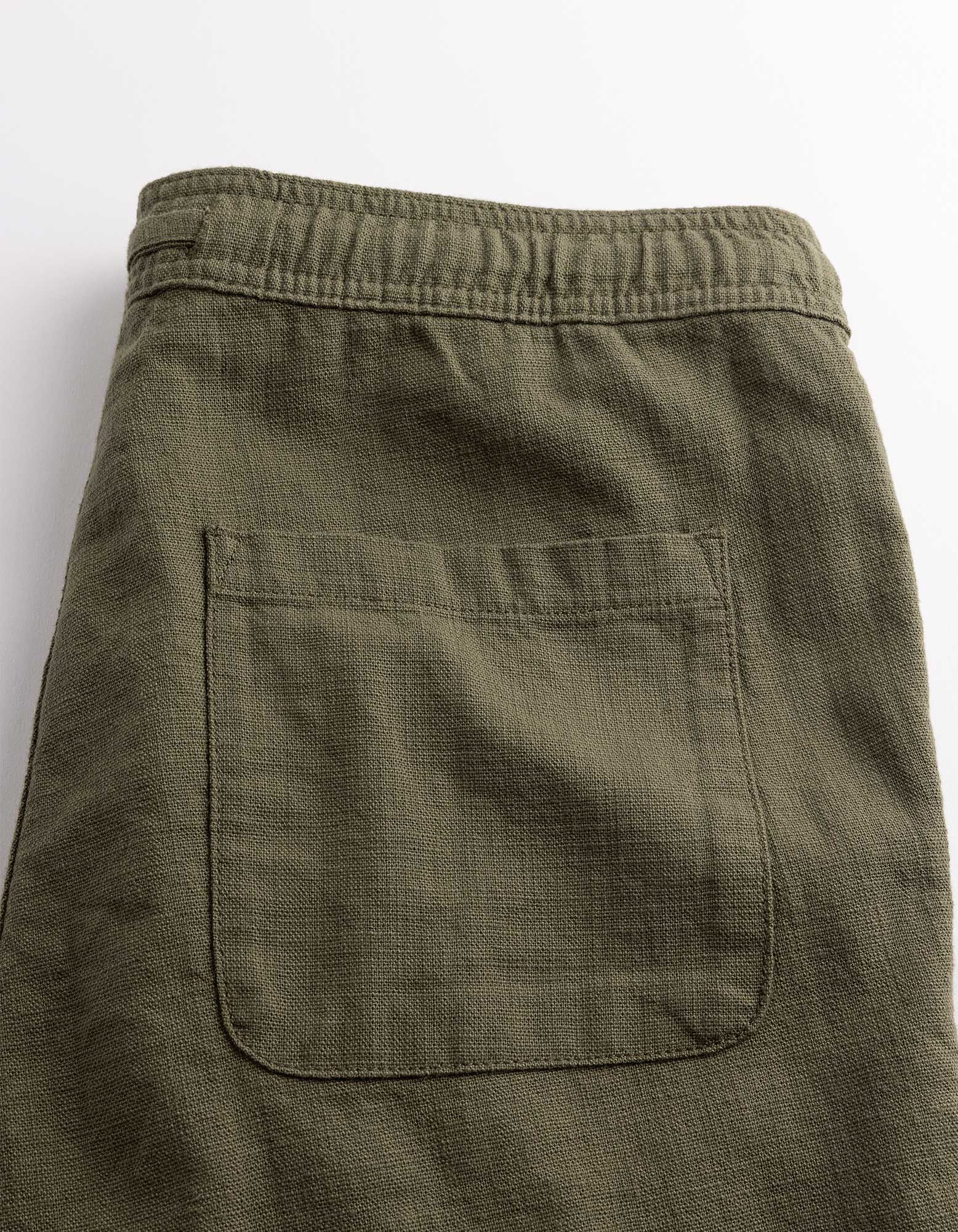 Shorts - Leinen-Optik - Taupe