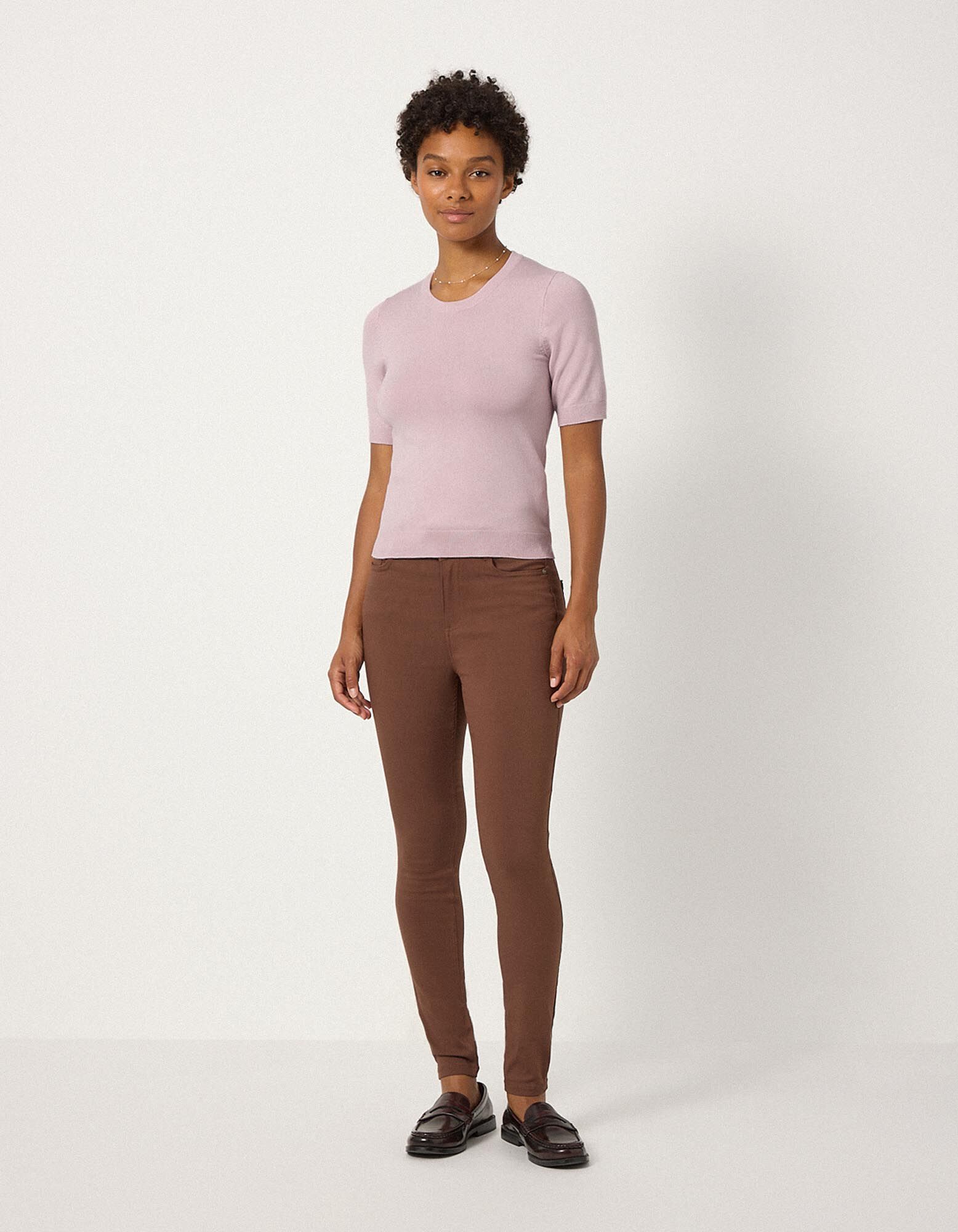 Pullover - Kurze &Auml;rmel - Rosa