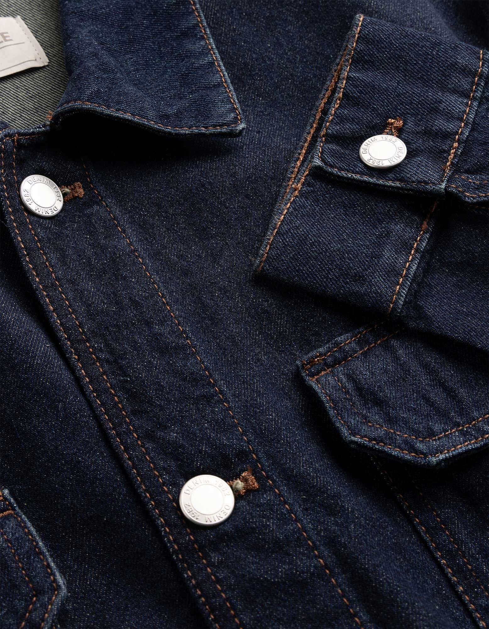 Hemd - Brusttasche - dunkelblau