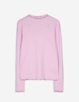 Longsleeve - Siersteentjes - roze