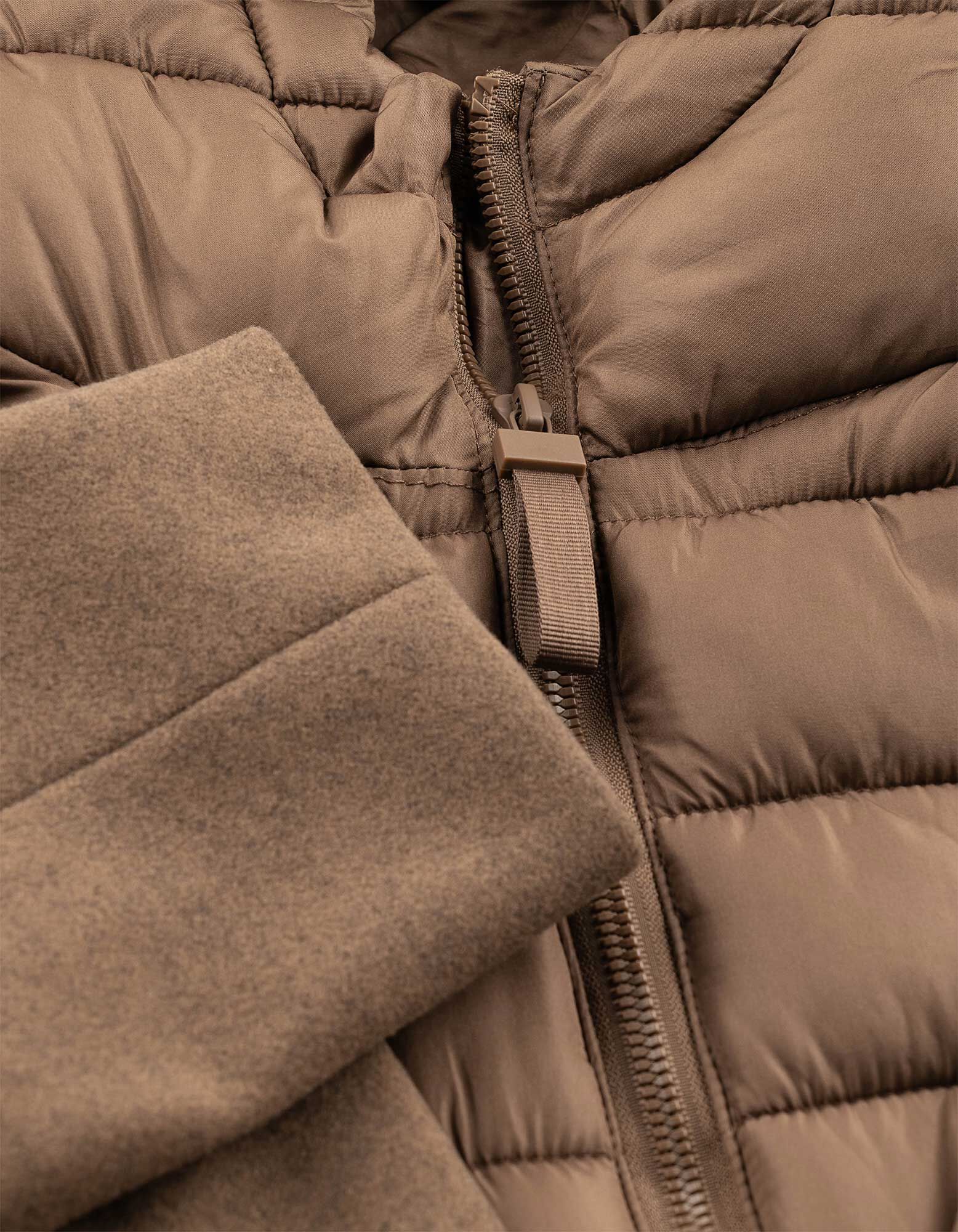 Mantel - Double-Layer-Look - Braun