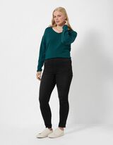 Jegging - Riemlussen - Zwart