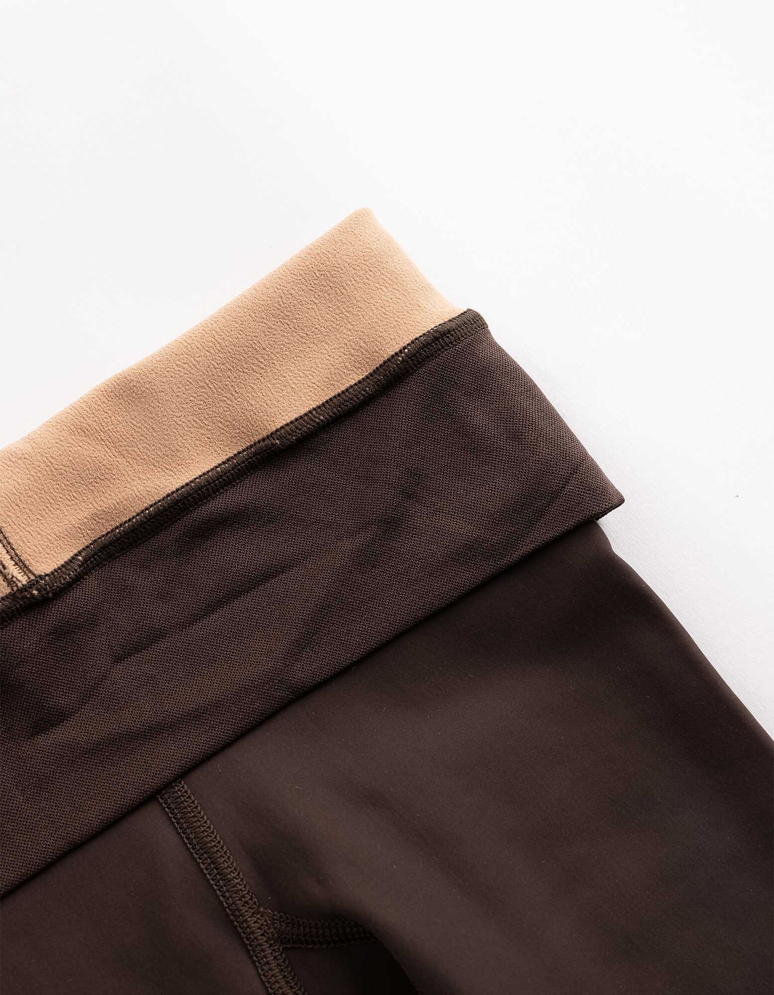 Strumpfhose - Thermoeffekt - Braun