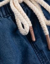 Jeansshorts - Elastischer Bund - blau