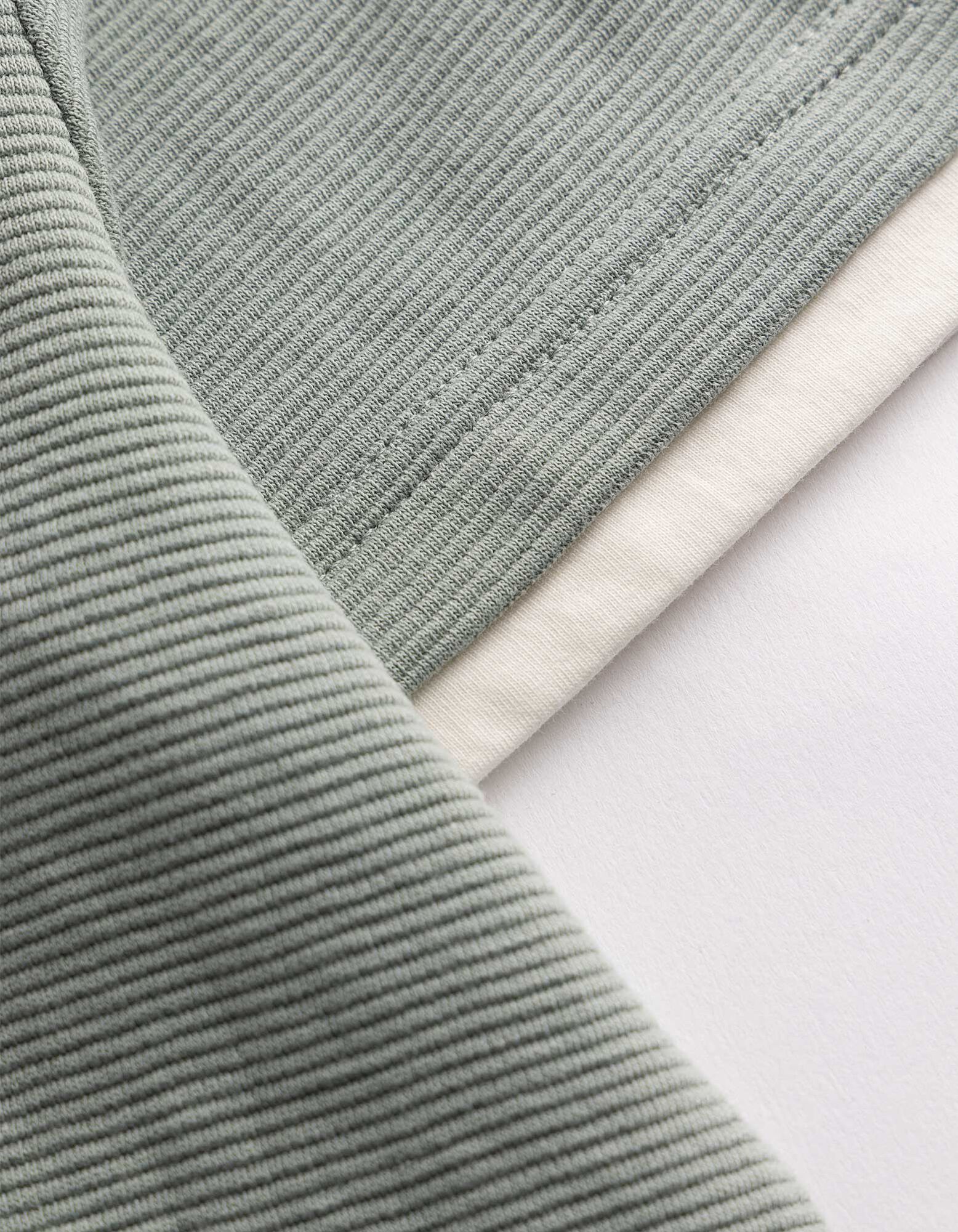 T-Shirt - Double-Layer-Look - Hellgr&uuml;n