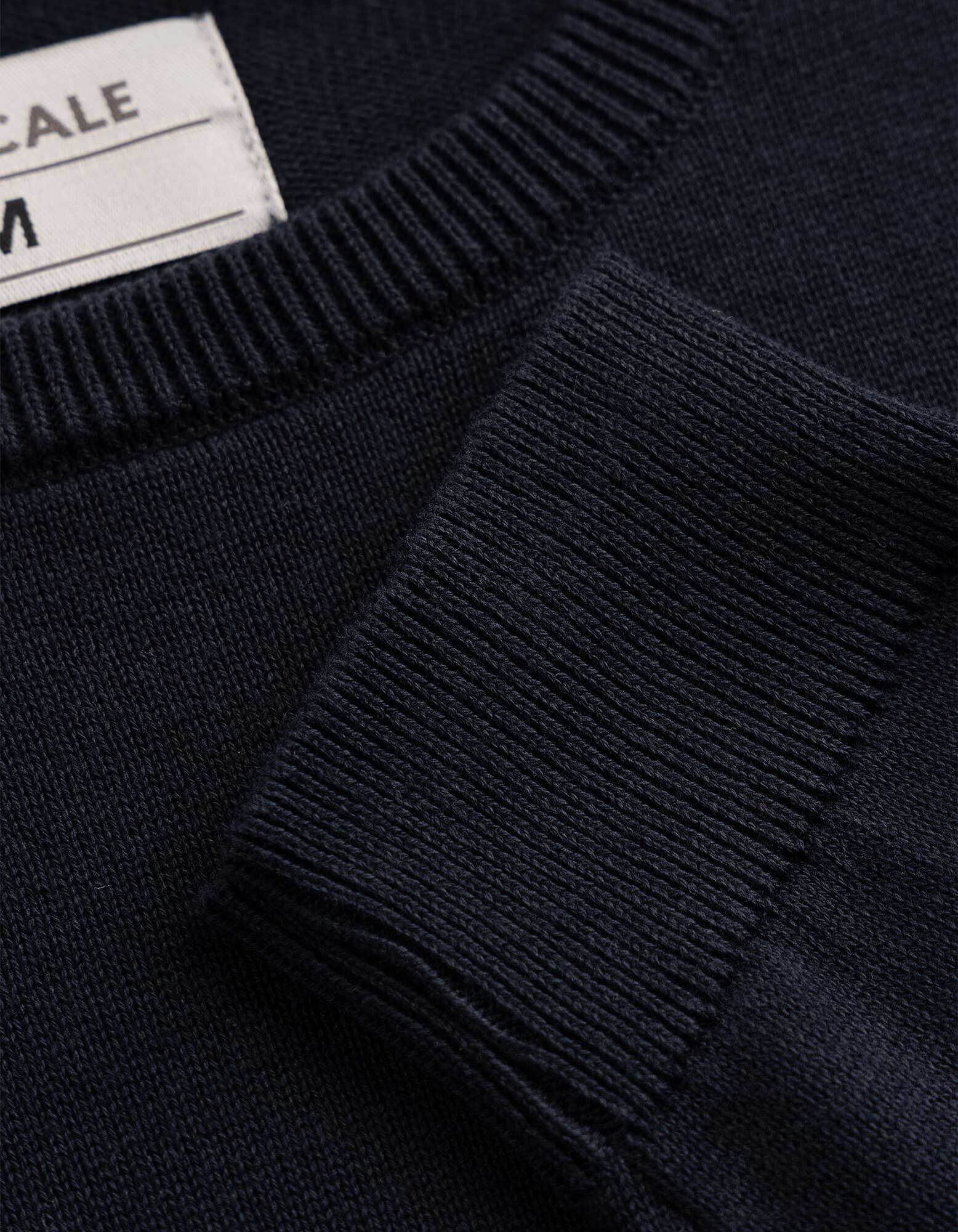 Pullover - Baumwolle - Dunkelblau