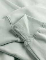 Mikina s kapuc&iacute; - Jednobarevn&eacute; - svetle  modra