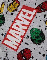 Pulover s kapuco - Marvel - svetlo siva