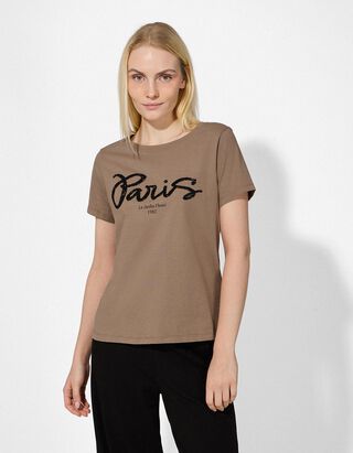 T-shirt - Pietre decorative - marrone