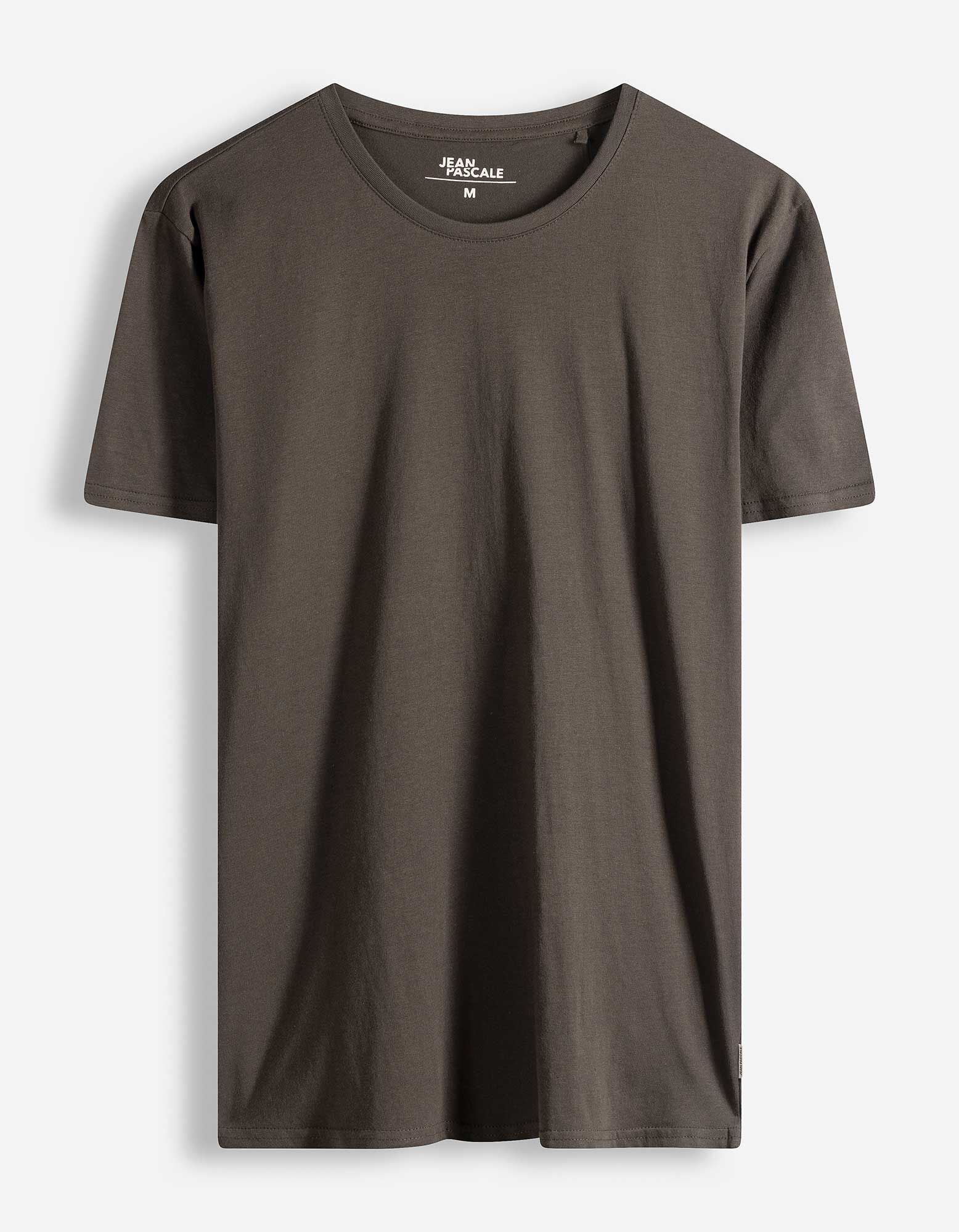 T-shirt - Effen - Kaki