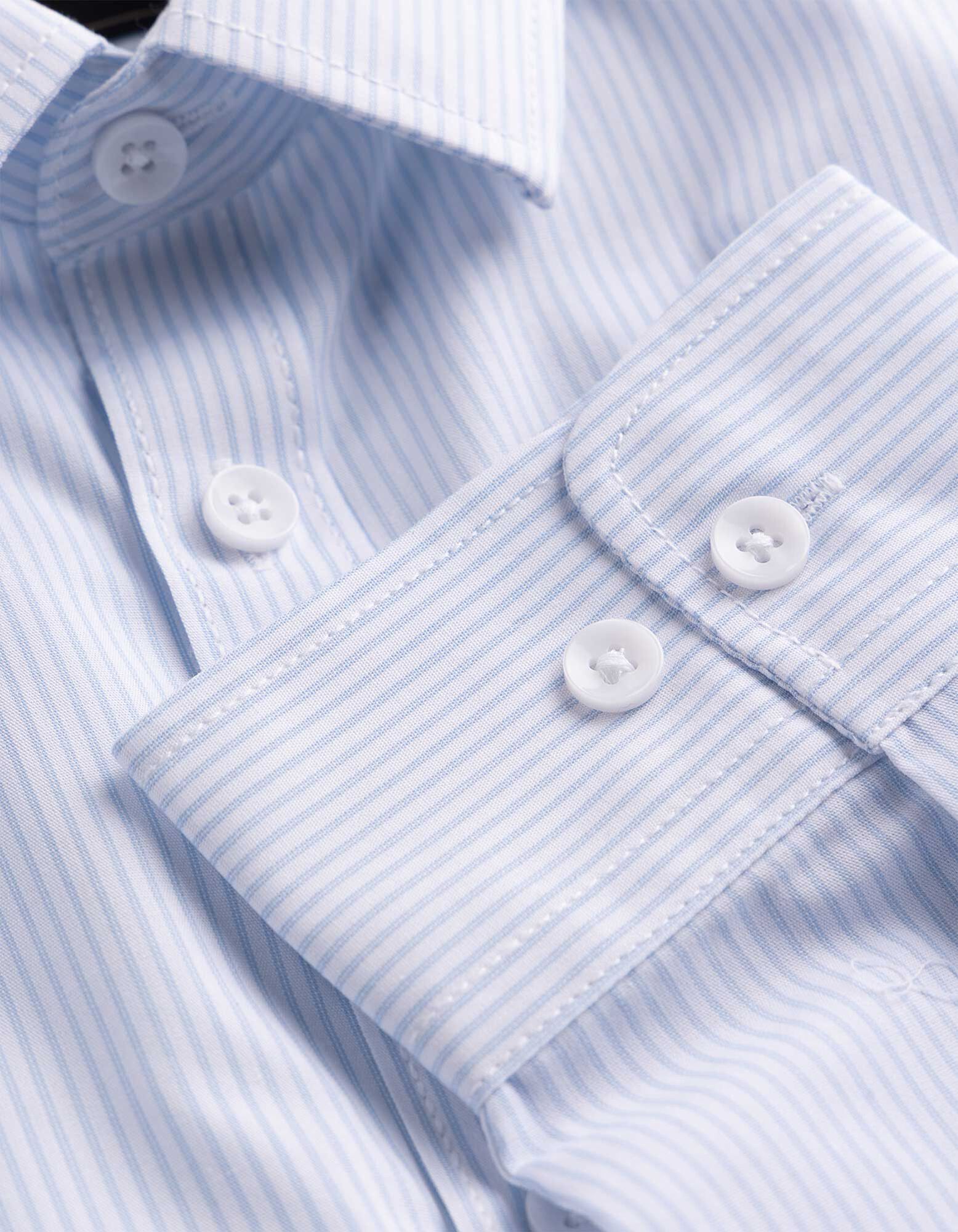 Hemd - b&uuml;gelleicht - wei&szlig;