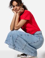 T-shirt - Borduursels - rood