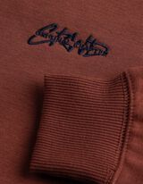 Hoodie - 3D-Applikation - Dunkelrot