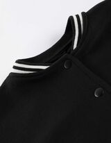 College jas - Applicatie - zwart