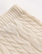 Strickrock - Zopfstrick - Off-White