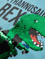 T-shirt - Dinozaur - jasny niebieski