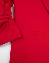 Blazer - 3/4-mouwen - rood