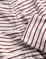 Longshirt - Streifen - Off-White