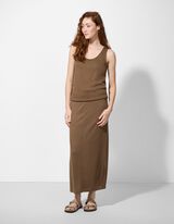 pleteni vrh - Mje&scaron;avina viskoze - smedja