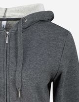 Felpa con cappuccio - Cappuccio con coulisse - grigio scuro