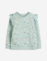 Sweatshirt - Lochspitze - hellgrün