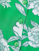 Haut en dentelle - Détail noué - Vert