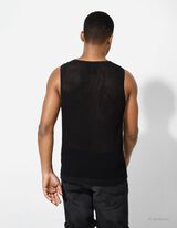 Tanktop - Strick - schwarz