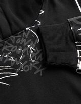 Hoodie - Oversized Fit - Schwarz