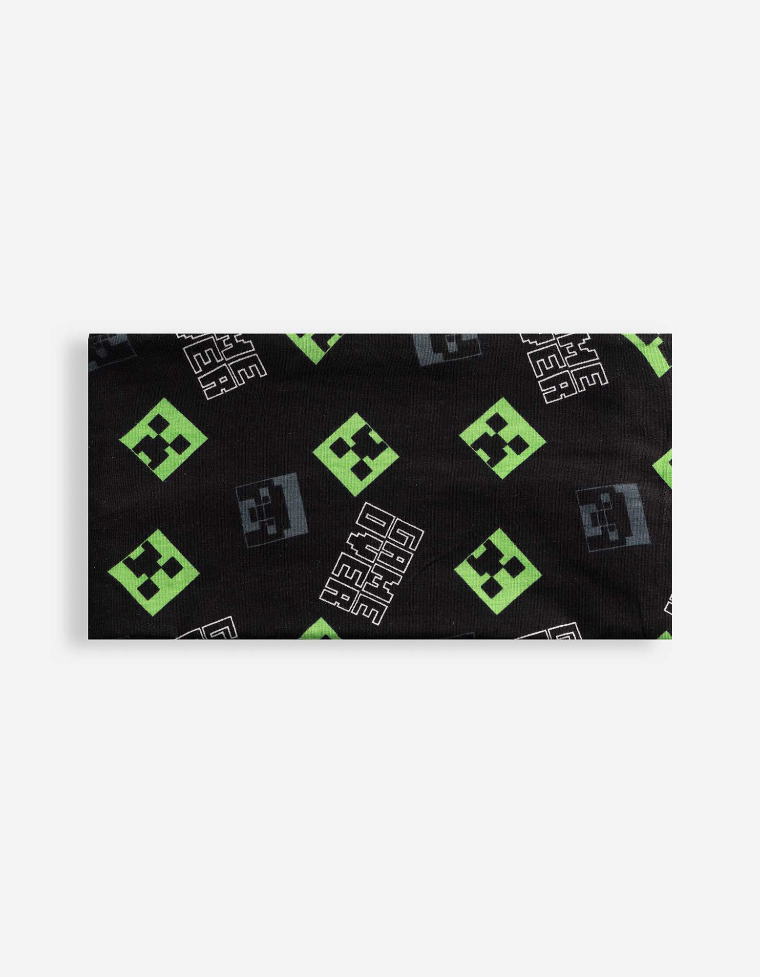 Loop-Schal - Minecraft - Schwarz