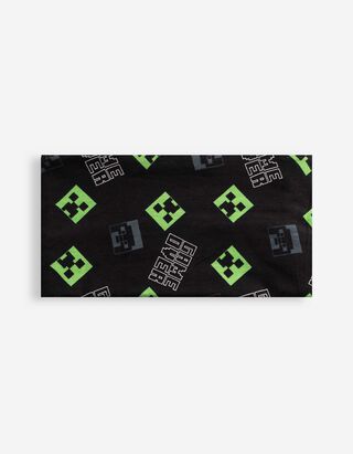 Loop-Schal - Minecraft - Schwarz
