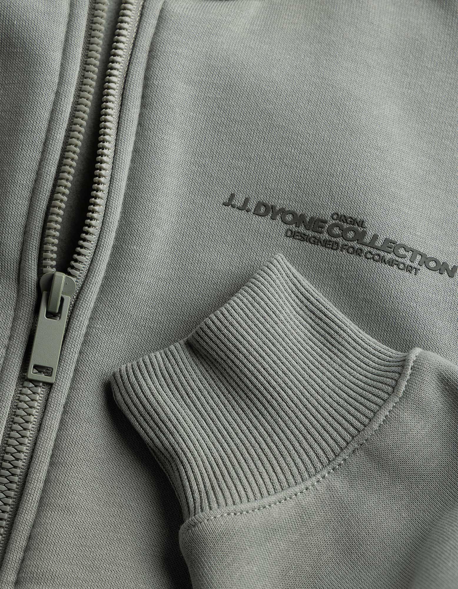 Sweatjacke - Oversized Fit - Hellgr&uuml;n