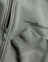 Sweatjacke - Oversized Fit - Hellgr&uuml;n