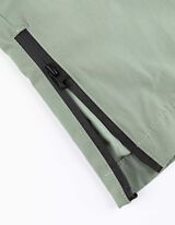 płaszcz - material hydrofobowy - ciemny zielony