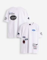 T-Shirt - Allover-Print - wei&szlig;