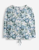 Shirt - Knotendetail - hellblau
