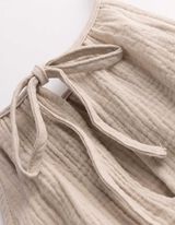 Blusentop - einfarbig - beige