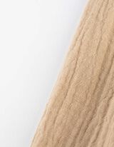 Bluse - V-Ausschnitt - hellbraun