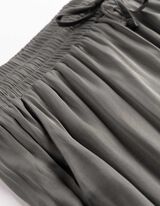 Pyjamahose - Satin - Khaki