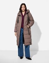 Gewatteerde jas - Verstelbare zoom - bruin