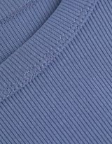 Midi haljina - Bočni prorez - svetlo-plava