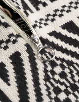 Strickpullover - Jacquard - beige