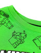 Hosszú ujjú felső - Minecraft - zöld