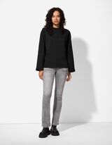 Mâneci largi - Negru